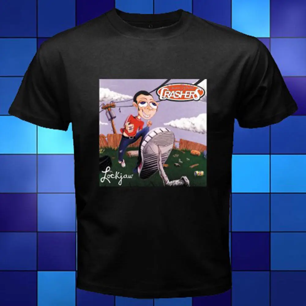 New DANCE HALL CRASHERS Lockjaw Ska Punk Pop Logo Black T-Shirt Size S To 3XLSummer T-shirt Tops | Мужская одежда