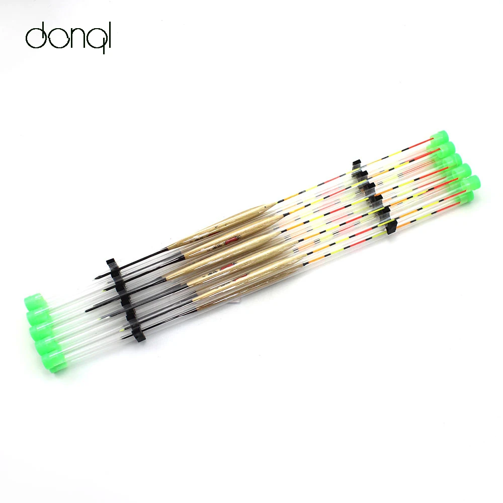 

10Pcs/Lot Durable Wooden Fish Float Fishing Charms stem bobbers set Floats Tackle Tools fishing Tanker Fishing Accessories Thin