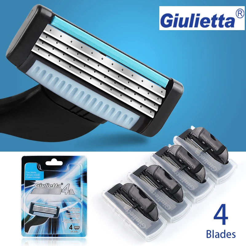 

Giulietta New 4-layer blade razor for men shaving blades Manual razor Factory direct sales Free shipping
