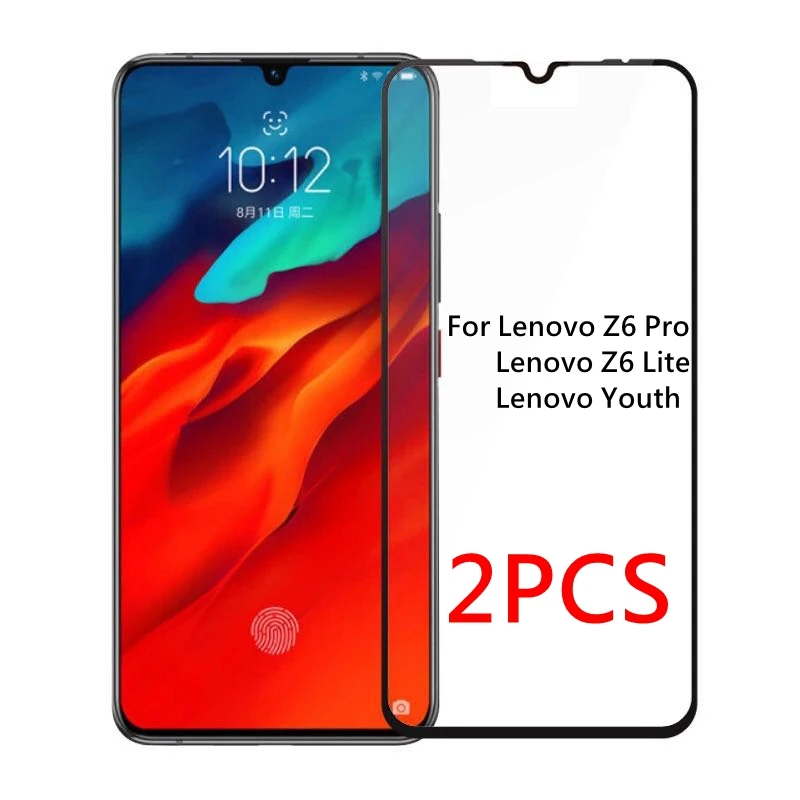 2 шт полное покрытие экрана Защитный Для lenovo Z6 Pro 9 H на телефон протектор