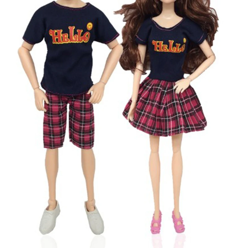 Парная одежда ручной работы для мальчиков и девочек повседневная блузка рубашка