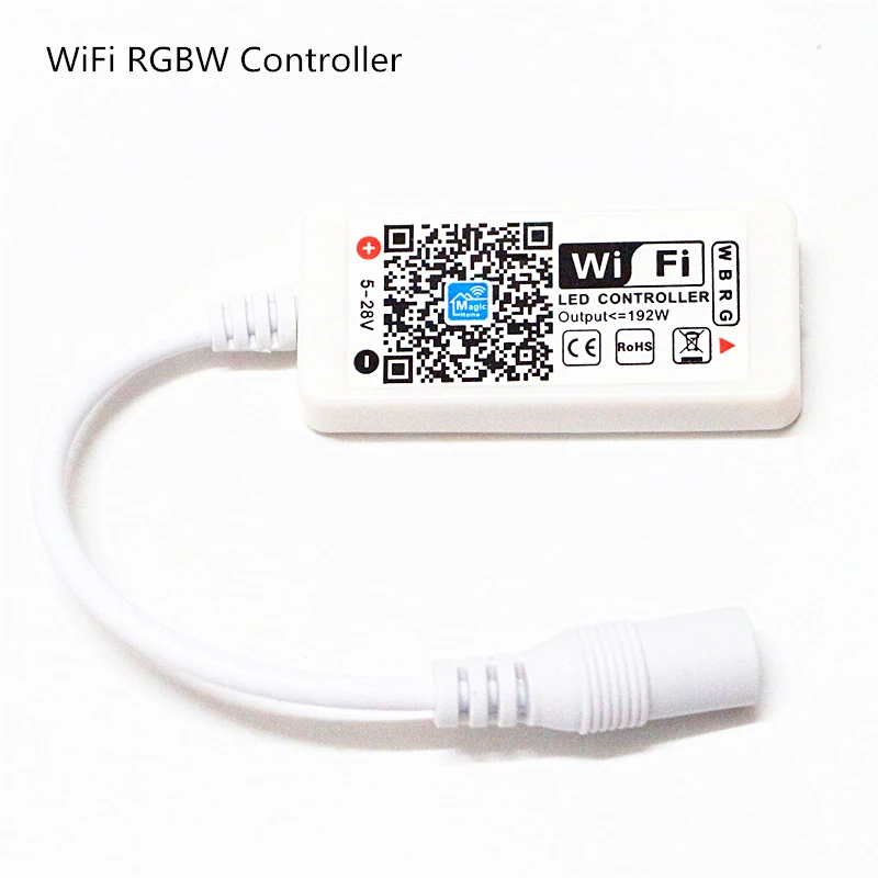 DC 5 в 12 В 24 В Мини Bluetooth/WiFi светодиодный RGB/RGBW контроллер iOS Android APP 24Key ИК пульт дистанционного управления для 3528 5050 Светодиодная лента