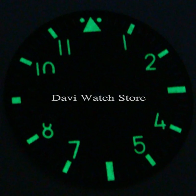 Parnis 38,9 мм набор часов с черным циферблатом для eta 6498 Seagull st36 часы с циферблатом