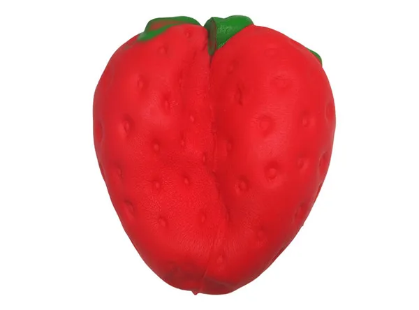 Big Jumbo Juicy Squishy Strawberry Fake Artificial Food Fruit Memory Foam Venting toys - 25