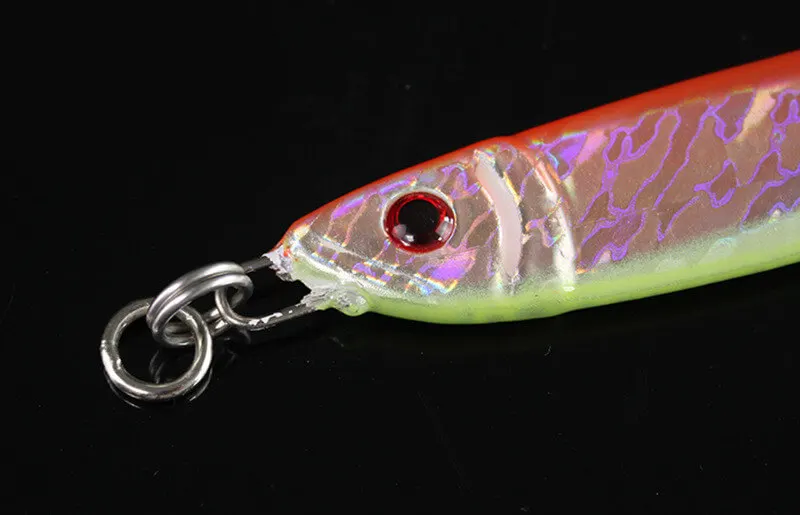 Iscas de Pesca de Atum Metal Jigs Chumbo Gabaritos Faca 14.8 cm 200g Snapper Jigging Swimbait Isca Artificial Biônico Crankbait 4 Pcs 6 Atum Snapper Jigging Swimbait Isca Artificial Biônico crankbait Isca