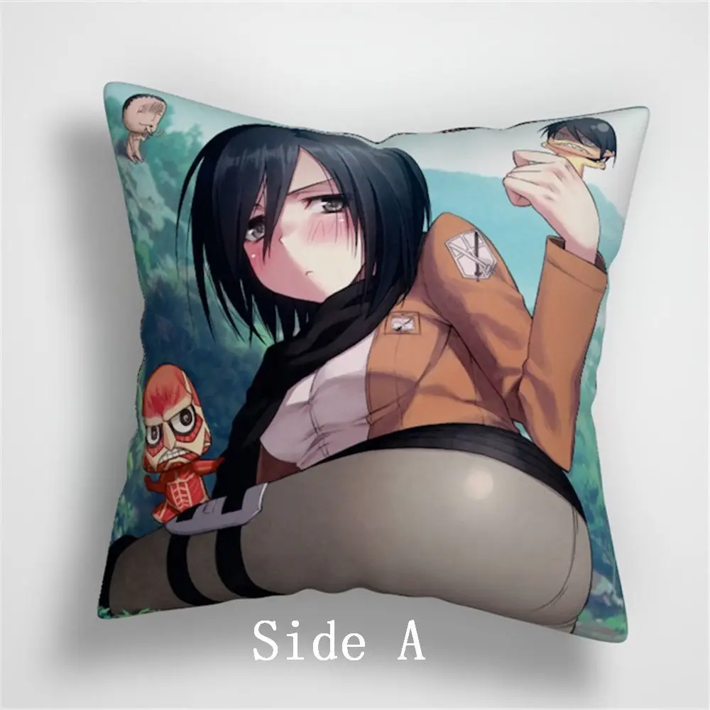 Attack on Titan Anime Manga two sides Pillow Cushion Case Cover 785