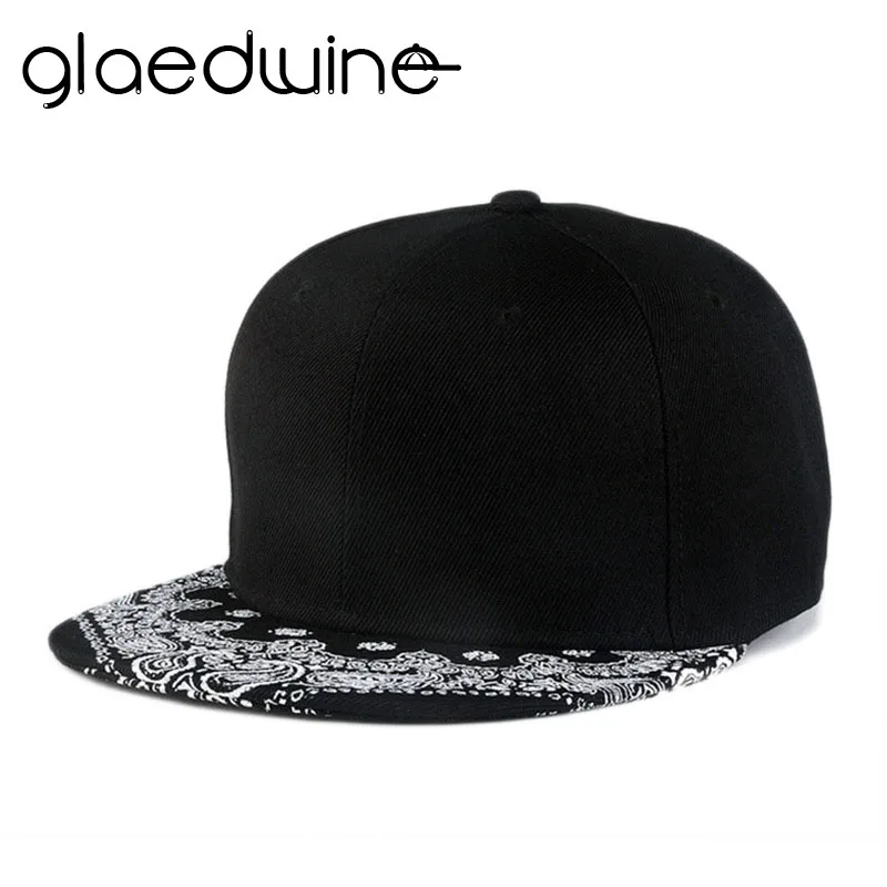 Glaedwine Free Shipping 2017 New Mens Snapback Hats Famous Black Gorras
