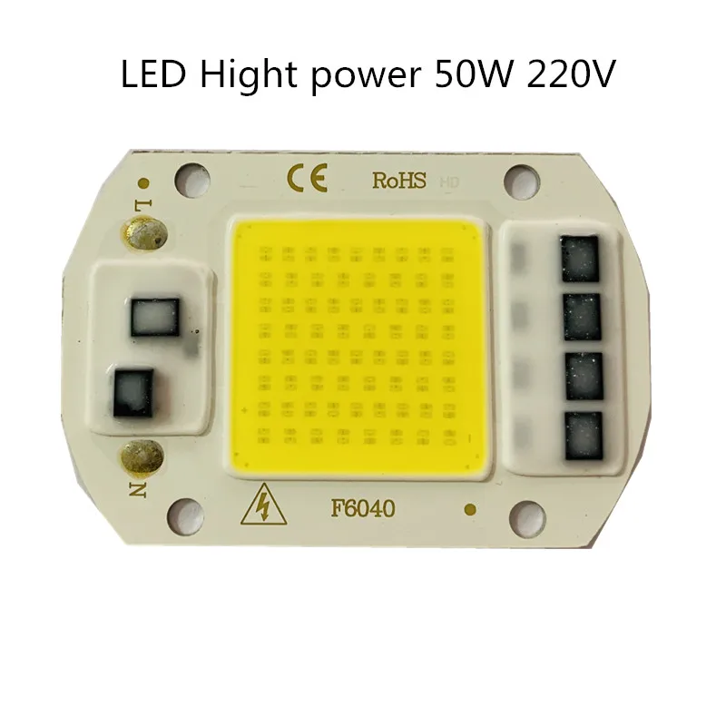 20 шт./лот светодиодный COB 10 Вт 25 Вт 35 Вт 55 Вт светодиодный чип-бисер AC 220 В хорошее качество Smart IC подходит для DIY Высокая Мощность водителя для прожектор светильник