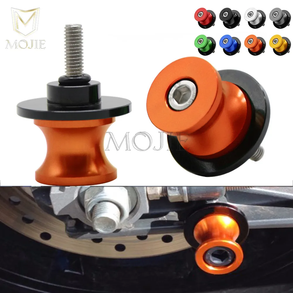 

For KAWASAKI ER6F ER-6F ER 6F 2006-2016 2007 2008 2009 2010 2011 2012 2013 2014 10mm Motorcycle Swingarm Spools Slider Stand