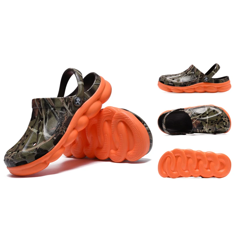 Hole Shoes Male Men Sandals crocse Clogs Sandalias Hombre croc Sandles Mens Sandals Men Shoes Summer Slippers sandalet New 2019