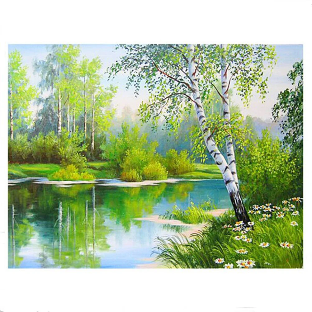 

DIY 5D Diamond Painting Tree Needlework Craft Gift 30*40 cm Full Square Diamond Mosaic Embroidery Scenery Home Decoration