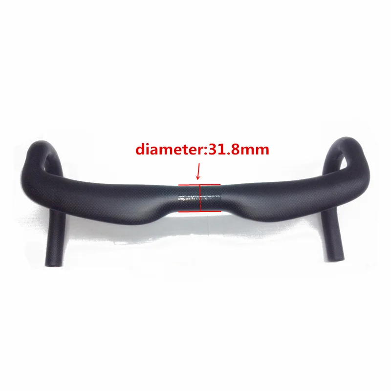 RXL SL No Logo Handlebar Carbon Road Bike 3KUD GlossyMatte Handlebar Bicycle Accessory 31.8mm 400420440mm Bike Handlebars (5)