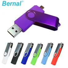 Bernal портативный флэш-накопитель Usb флэш-накопитель смартфон 4 ГБ 8 ГБ 16 ГБ 32 ГБ 64 ГБ Флешка цветной поворотный флеш-диск Usb 2,0 для смартфона