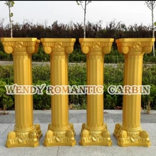 90 см высокие золотые свадебные пластиковые колонны античные колонны стойка для цветов свадебные реквизит 4 шт./партия