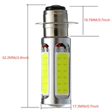 H6 P15D DC 12 V Кан-бас туман задние габаритные огни 12В SMD 1200LM фонарь для мотоцикла скутер аксессуары Moto DRL для Suzuki Hi короче спереди и длиннее сзади) светодиодные лампы