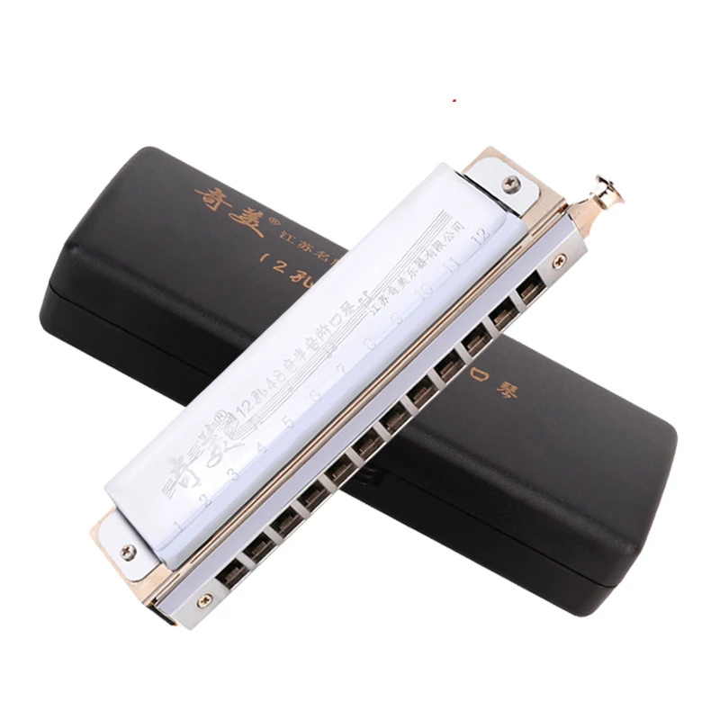 Buy 12 Hole 48tone Chromatic Harmonica Professional