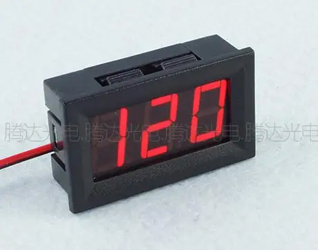 20 шт. 0 56 дюймов Красный Новый DC5 120V светодиодный вольтметр цифровой для