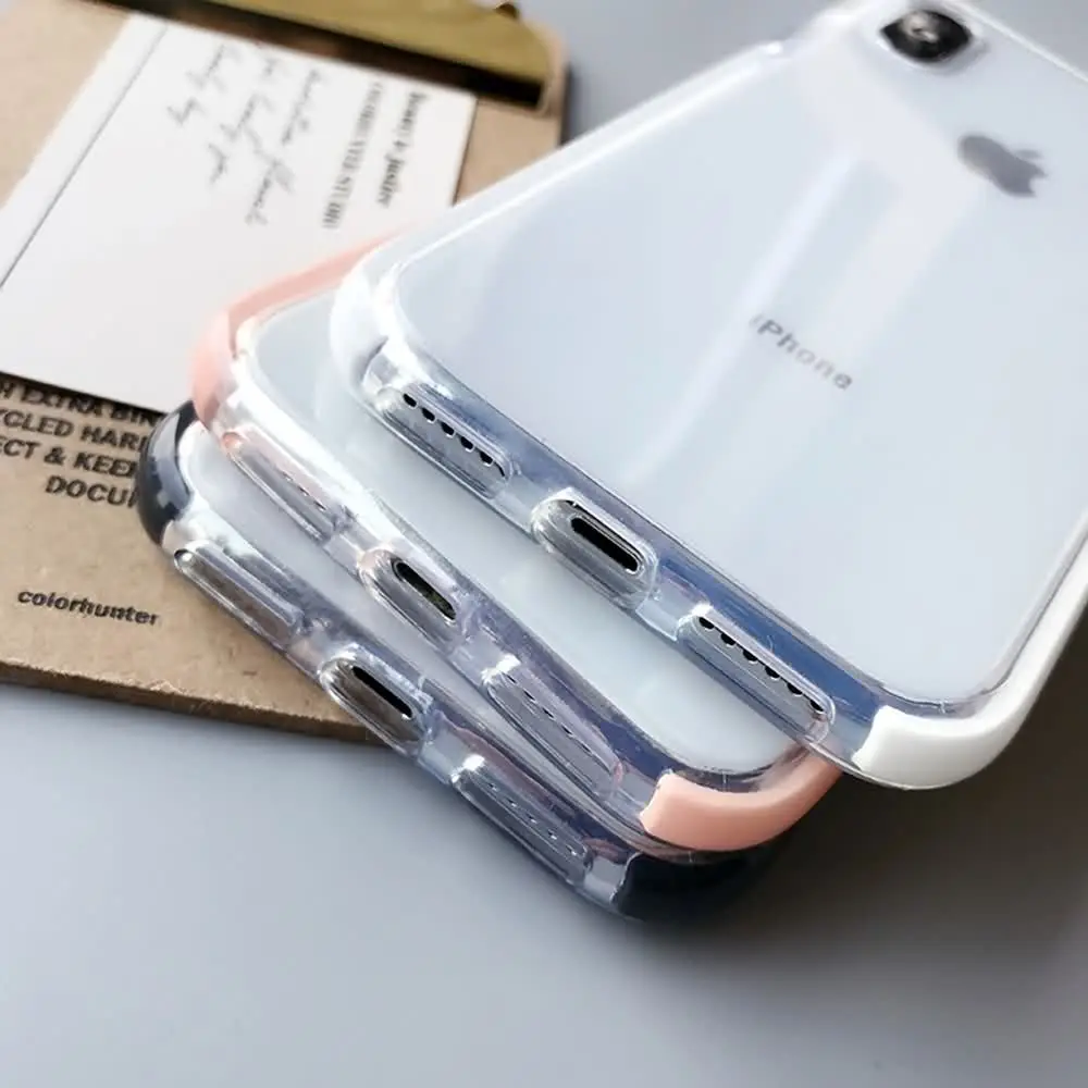 L FADNUT прозрачный силиконовый мягкий чехол из тпу для iPhone 7 Plus 8 6S 6 противоударный