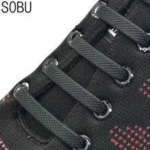 16 шт./лот и 12 шт./лот модные шнурки без галстука унисекс эластичные силиконовые шнурки резиновые шнурки H0002