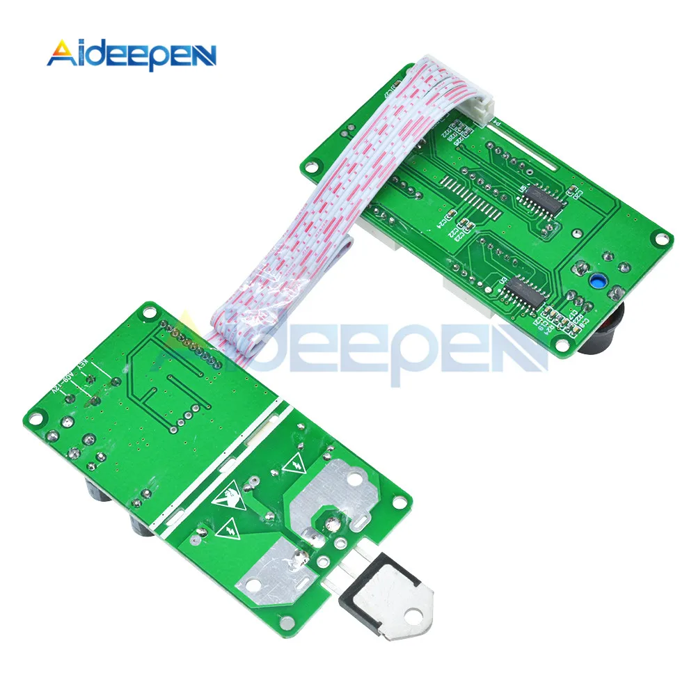 Digital Tube LCD Single Pulse Encoder Spot Welder Welding Module Machine Time Control Board 40A Red Display