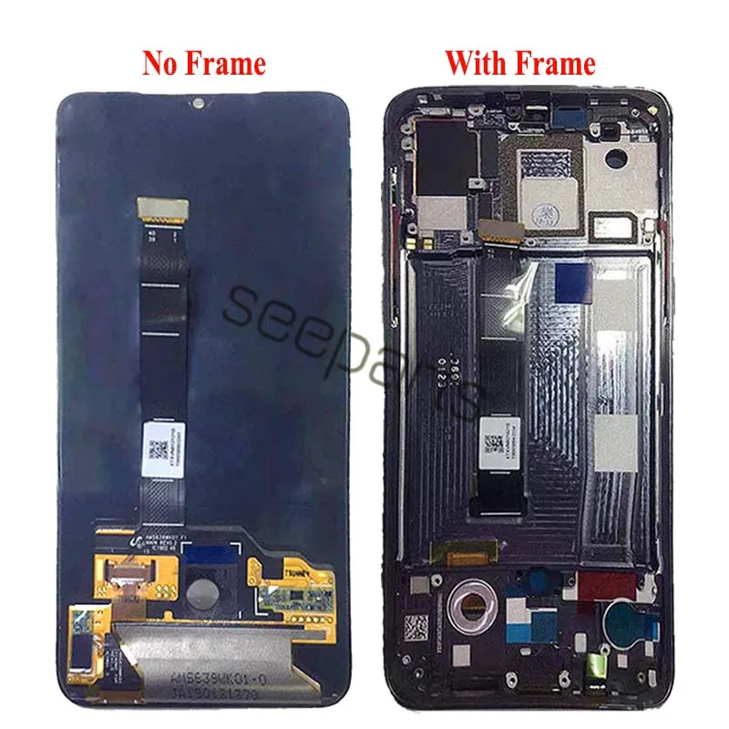 LCD AMOLED untuk Xiaomi Mi 9 Layar LCD 