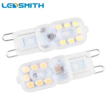 

10PCS G9 Led Lamp 14Leds 22Leds Dimmable Bulb Transparent Frosted Cover Lampada Hotel Crystal Chandelier Lighting AC 110V 220V