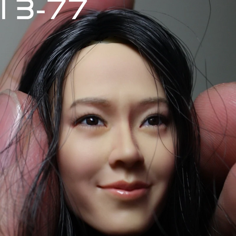 13-77 KUMIK 1/6 scale female head sculpt 12" Action Figure doll accessories