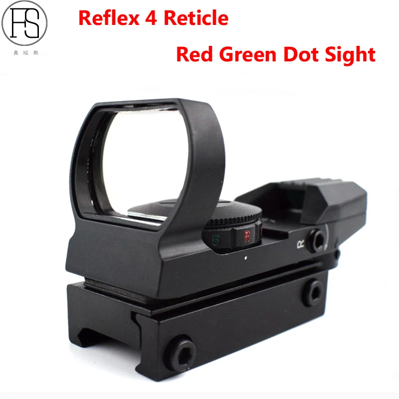 Tactical Holographic Reflex Red Green Dot Sight Reticle for 20mm Rails Hunting
