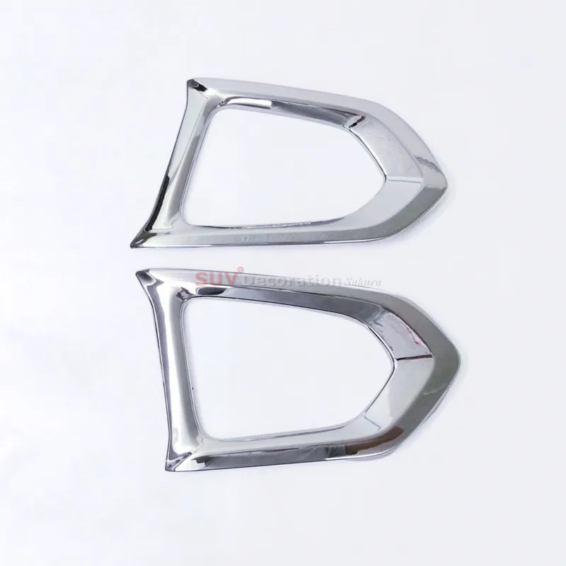 ABS Chrome Accessories Front Fog Light Lamp Cover Trim 2PCS Fit for Nissan Patrol (Y62) Sixth generation 2017-2018 | Автомобили и