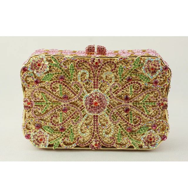 2017 Hot Golden Evening Clutch Bag For Women Bridesmaid 2017 Hot Golden Evening Clutch Bag For Women Bridesmaid Clutches Whole Crystal