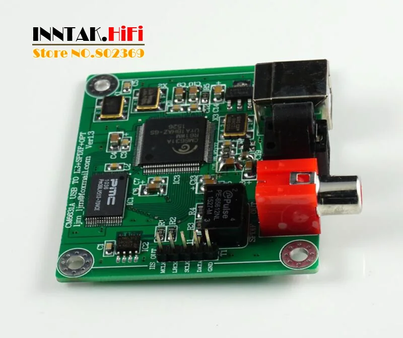 Новая версия CM6631A цифровой интерфейс USB 24 бит 192 к USB к SPDIF поддержка коаксиальный/оптический/ies конвертер ЦАП Плата