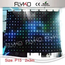 P150MM 2 светодио дный X 3 м diy LED видео ткань программируемый мягкий светодио дный светодиодный дисплей