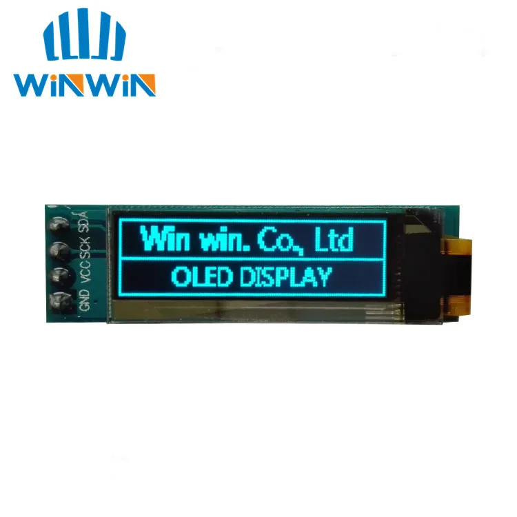 

D34 1pcs 0.91 inch OLED module 0.91" blue OLED 128X32 OLED LCD LED Display Module 0.91" IIC Communicate