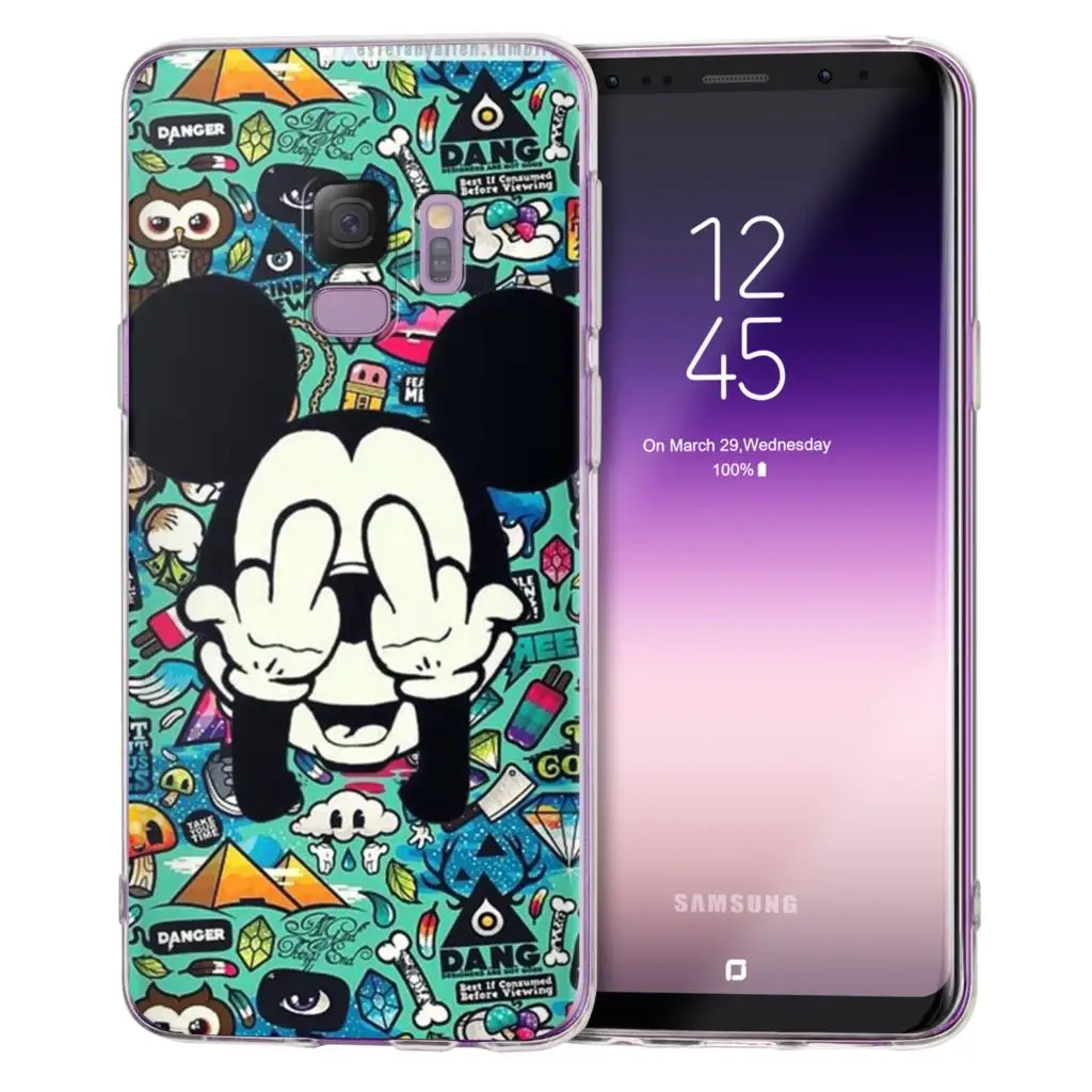 Чехол для samsung Galaxy S10 S9 S8 плюс S10e S7 край A6 A8 плюс A10 A30 A50 J7 J5 J3 Мягкая силиконовая задняя крышка-Чехол - Цвет: 8301