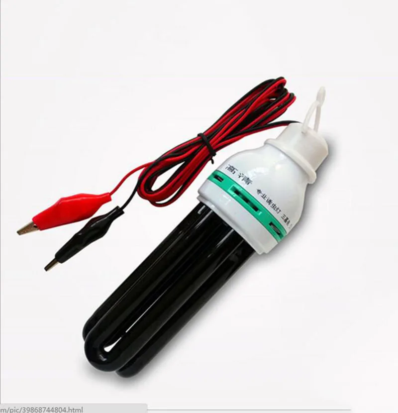 

3U Blacklight Attracting insects Lamp 365NM 36W UV Germicidal Violet Light 12V with Alligator clip
