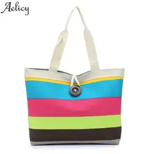 Aelicy 2018 Shoulder Bag Canvas Women Large Capacity Female Shopping Bag Canvas Designer Handbags High Quality Beach Bag Lady