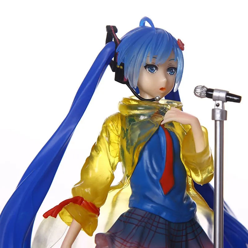 Anime-Volcaloid-Hatsune-Miku-Figure-Toys-Doll-23cm-Singing-Rain-Miku-PVC-Action-Figure-Collection-Model (3)
