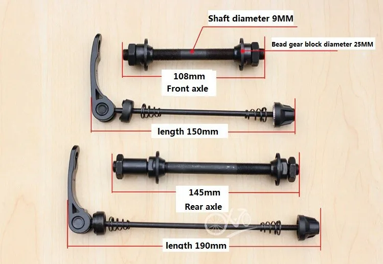 rear bike axle