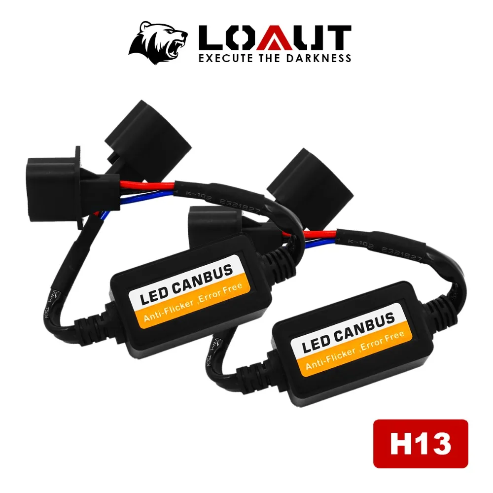 LOAUT LED Canbus быстрая гипервспышка H1 H3 9005 H7 H8 H9 H11 H4 H13 9007 H16 5202 автомобильные аксессуары