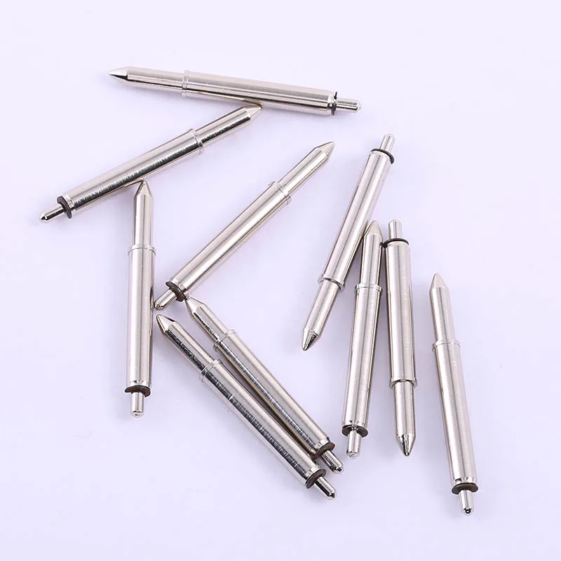 2018 50Pcs New Pointed Positioning Pin (GP-1S) Nickel Plated Spring Thimble Elastic Positioning Pin Electronic Use Accessories