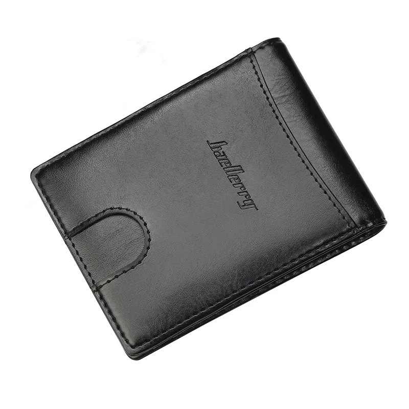 

Baellerry 2018 New Leather Men Money Clips Vintage Slim Design Credit Card Dollar Clip Purse Cowhide Small Coin Wallet Male