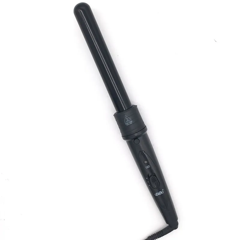 Neu 3-teiliges Lockenstab-Set aus Keramik, 3 Größen, 9 mm – 19 mm – 25 mm, Lockenstab-Rollen mit Handschuhclips_voghion.com