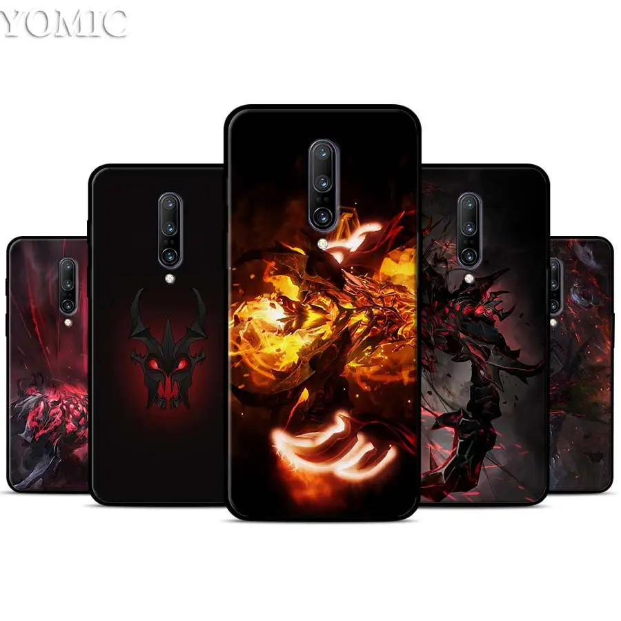 Shadow Fiend Dota 2 Silicone Case for font b Oneplus b font font b 7 b