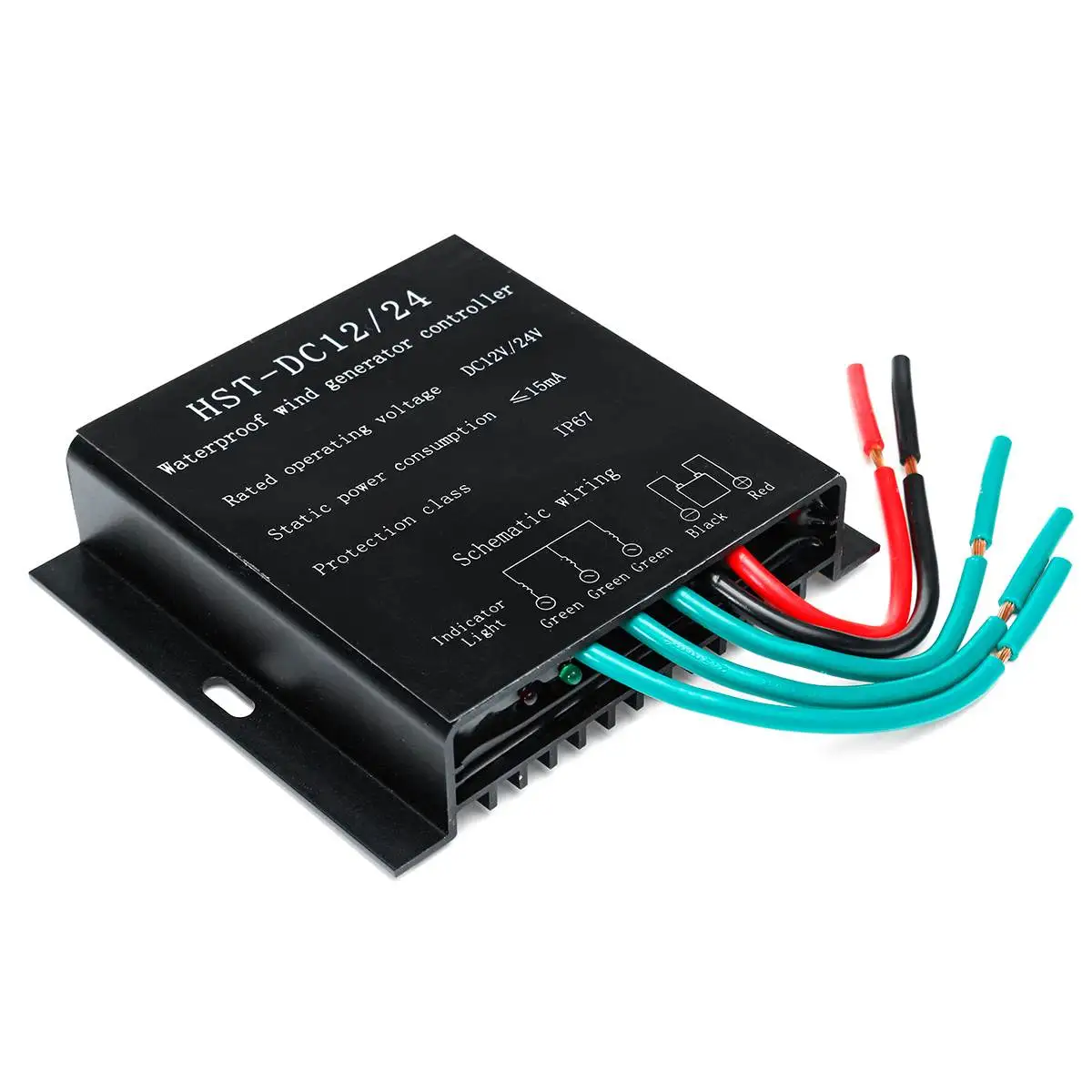 100W-800W DC 12V/24V Wind Turbines Generator Waterproof Battery Charge Controller Regulator