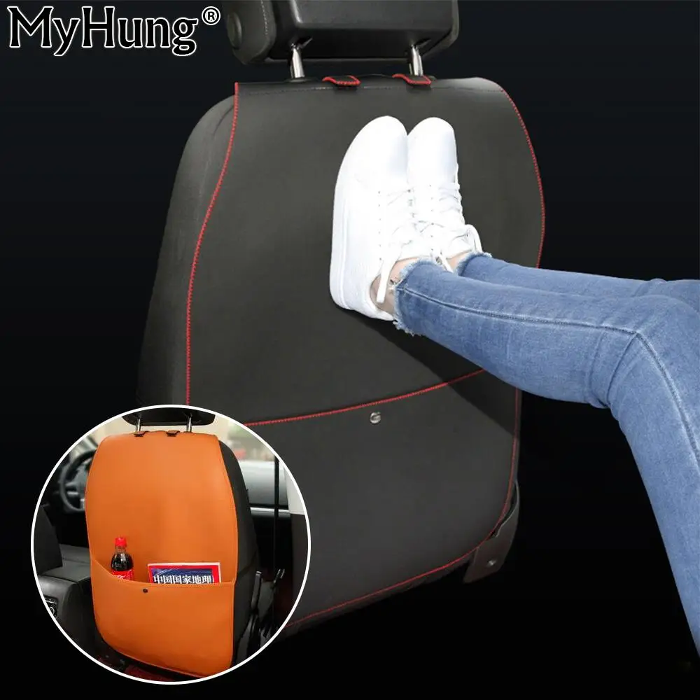New Leather Car Seat Protective Anti Kick Mat Covers For Child Kick Mat