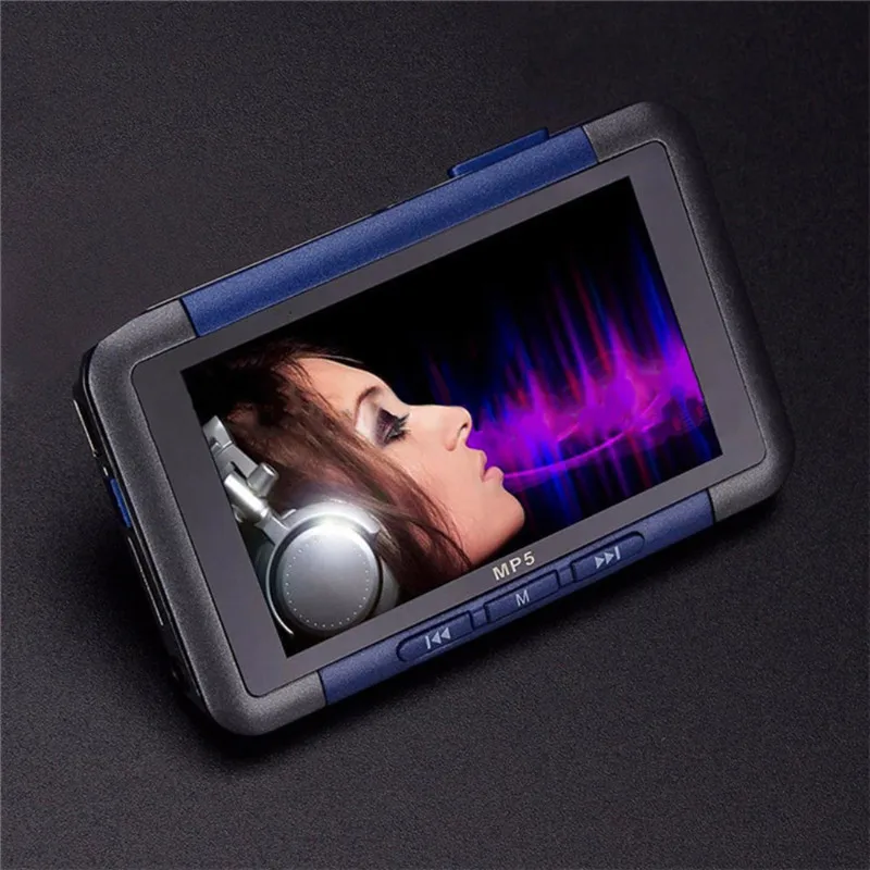 3 ''музыка MP5 Видео Медиа-Плеер флэш-память тональный 8/16GB тонкий ЖК-дисплей Экран высокое качество FM радио Регистраторы MP3 MP4 синий