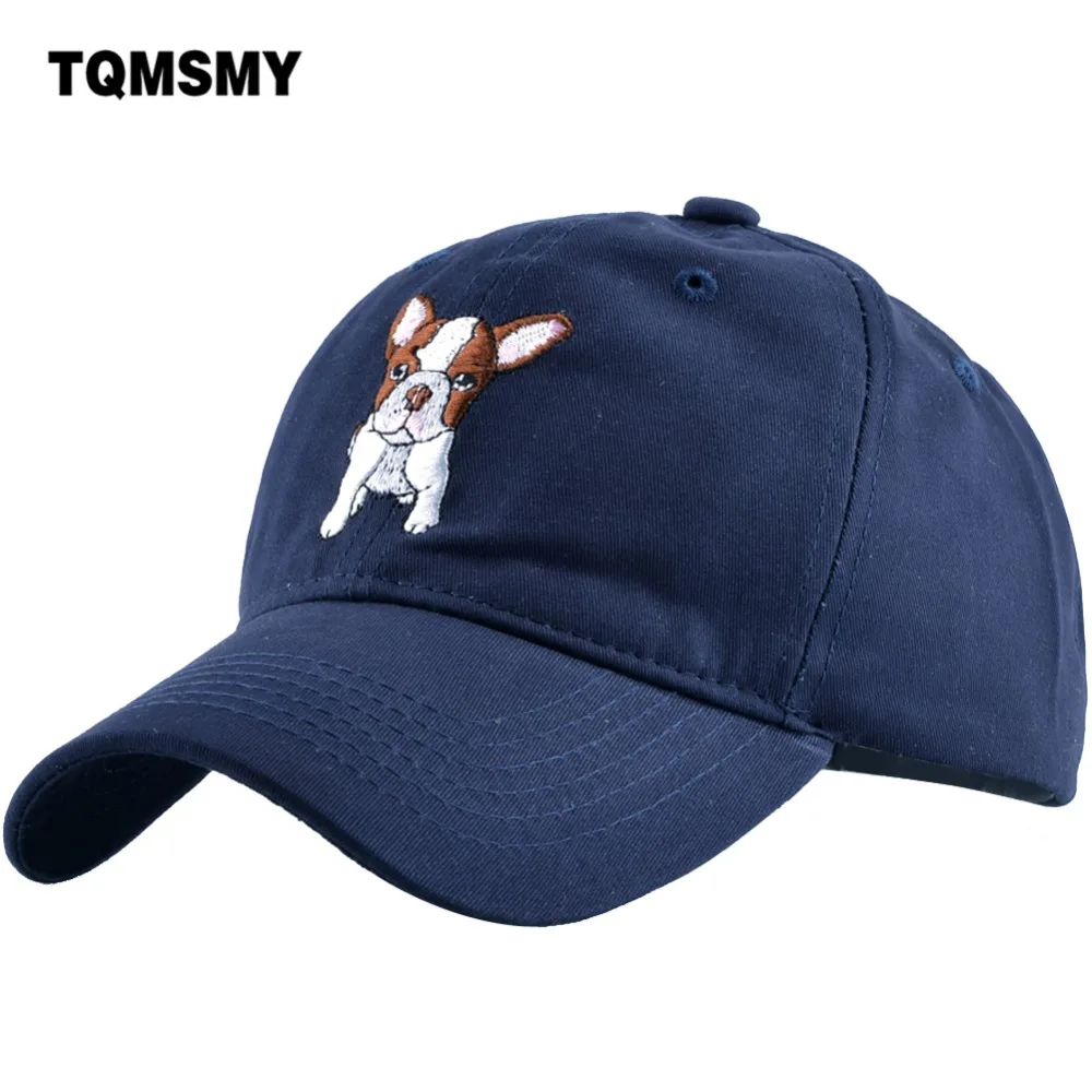 

TQMSMY summer Caps High quality cute little dog embroidery caps men & women baseball hat Gorras teens baseball caps TMDH01