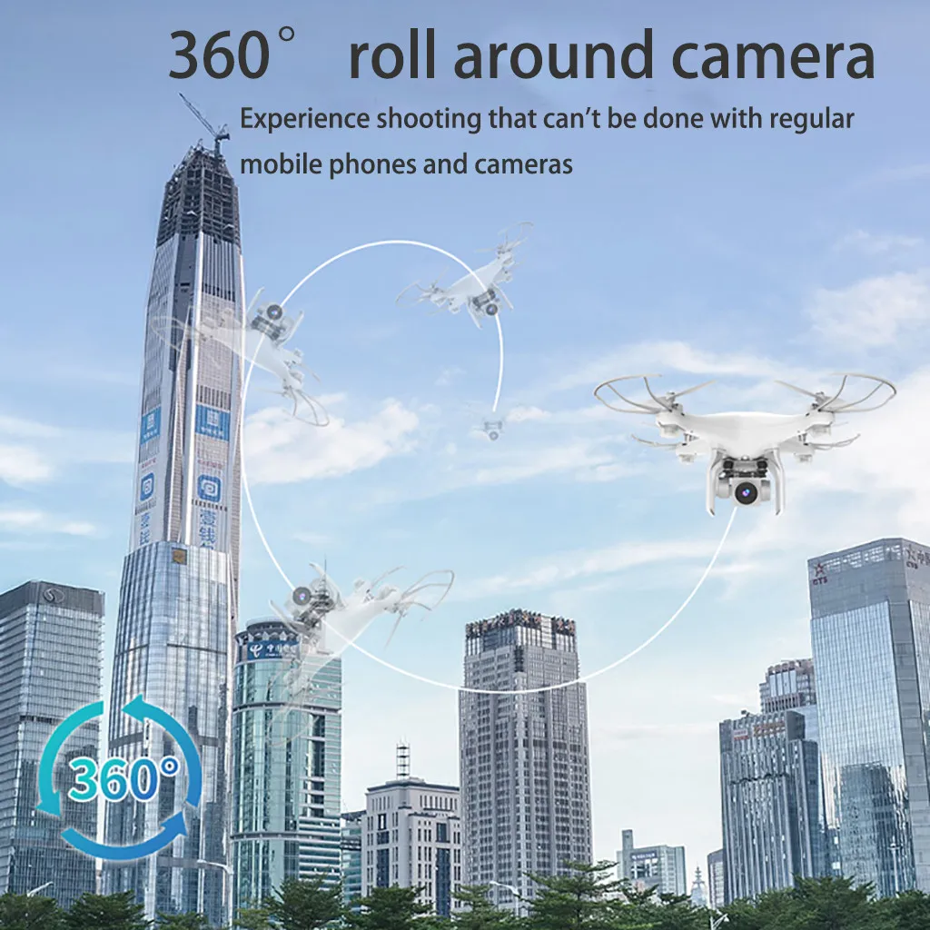 X6 Регулируемый широкоугольный 1080p 5MP HD камера WiFi FPV Live Quadcopter Дрон