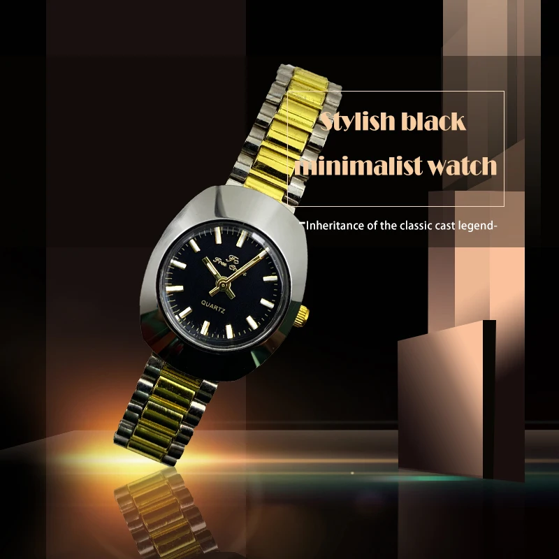 

NEW!!! 2019 Brand New Stainless Steel Chain Fashion Gold Watch Women Wristwatches Quartz Watches