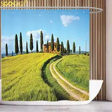  Decorative Shower Curtain Turtle Underwater Sea Animal on the House Coral Reef in Red Sea Egypt Amphibian Brown Coconut Aqua 